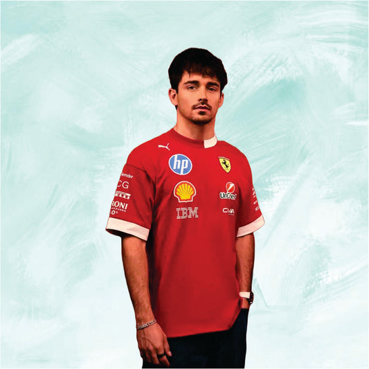 Ferrari shirt 2025 F1 charles leclerc