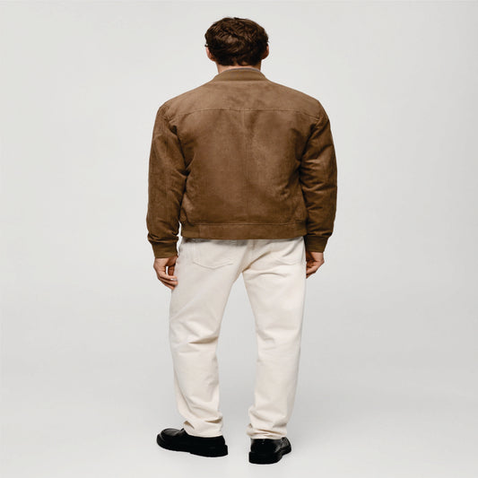 Faux leather jacket