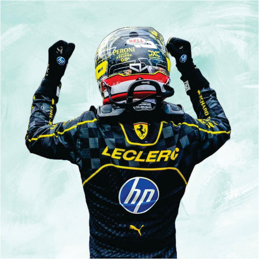 Charles Leclerc 2024 Italy GP Scuderia Ferrari HP F1 Team Replica Racing Suit