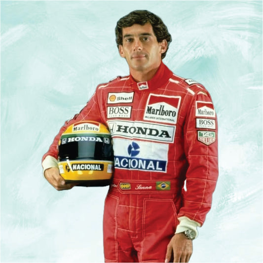 Ayrton Senna 1991 Embroidery Mclaren f1 suit
