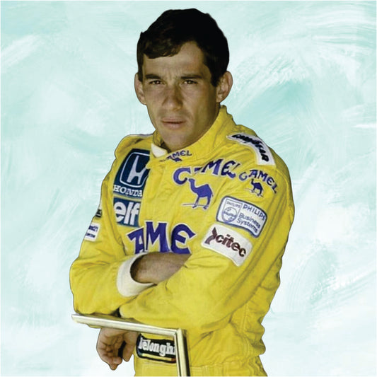 Ayrton Senna 1987 Camel Embroidery Monaco GP f1 race suit
