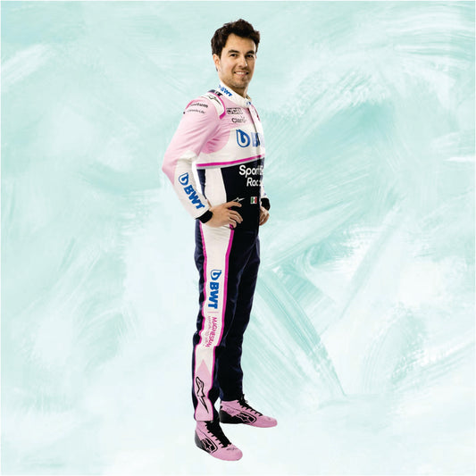 Sergio Perez 2019 Alpine f1 suit