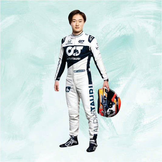 Yuki Tsunoda 2021 Alphatauri f1 suit
