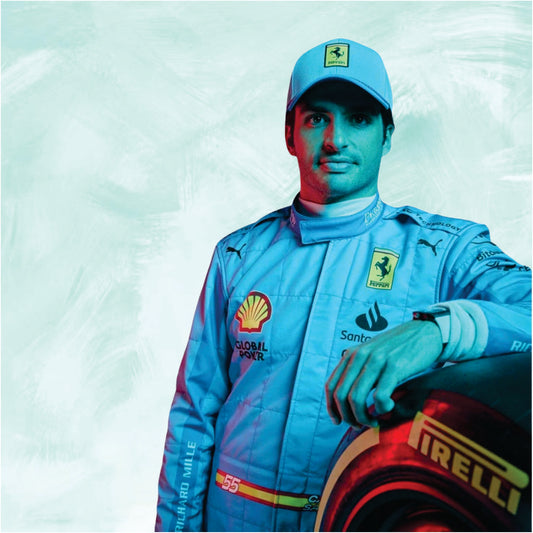 Carlos Sainz 2024 Miami GP HP F1 Scuderia Ferrari Race suit