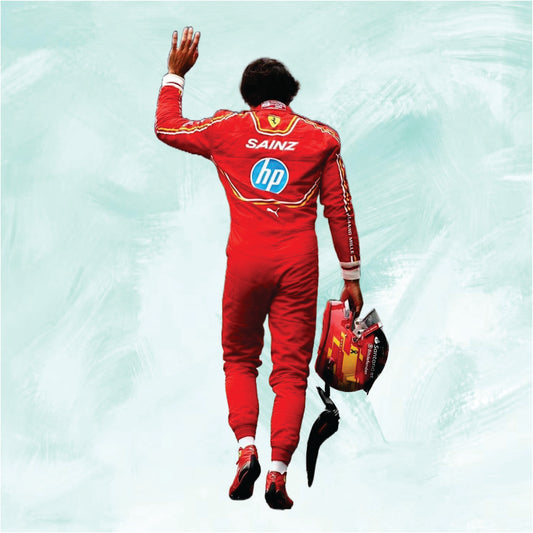 Carlos Sainz jr 2024 Monaco GP Scuderia Ferrari HP F1 Team Replica