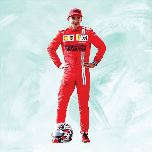 Charles Leclerc 2021 Ferrari F1 Race Suit REPLICA Mission Winnow
