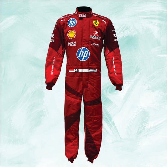 Charles Leclerc 2025 Ferrari HP Las Vegas F1 Race Suit