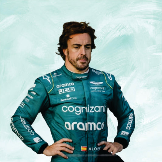 Fernando Alonso 2023 Aston Martin f1 race suit