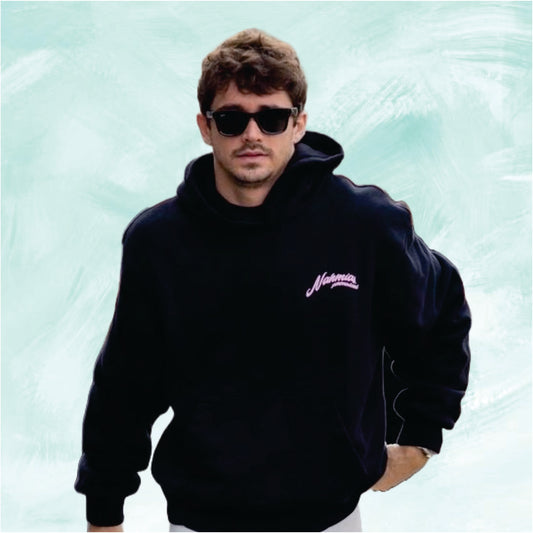 Ferrari black hoodie f1 charles leclerc