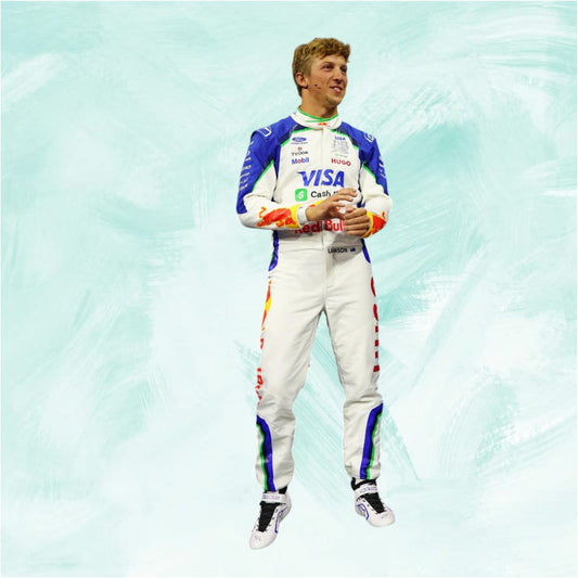 Liam Lawson 2026 Visa Cash App F1 Racing Suit
