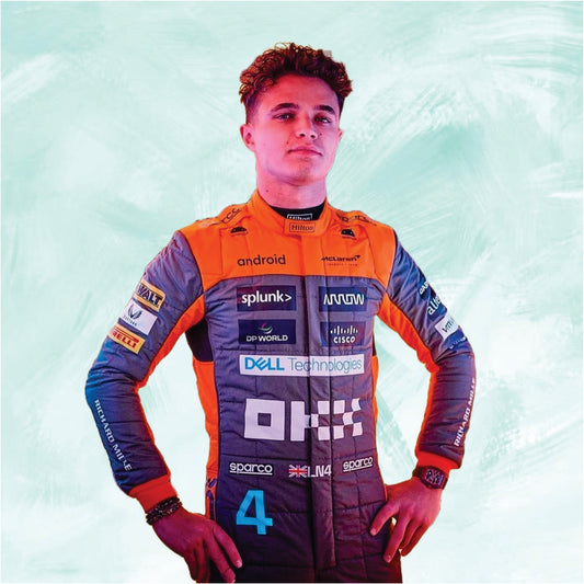 Lando Norris 2023 Mclaren f1 suit