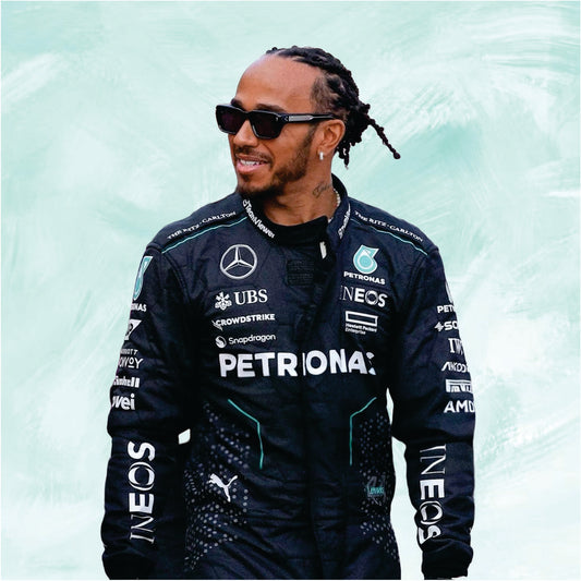 Lewis Hamilton 2024 Mercedes AMG F1 Replica Racing Suit
