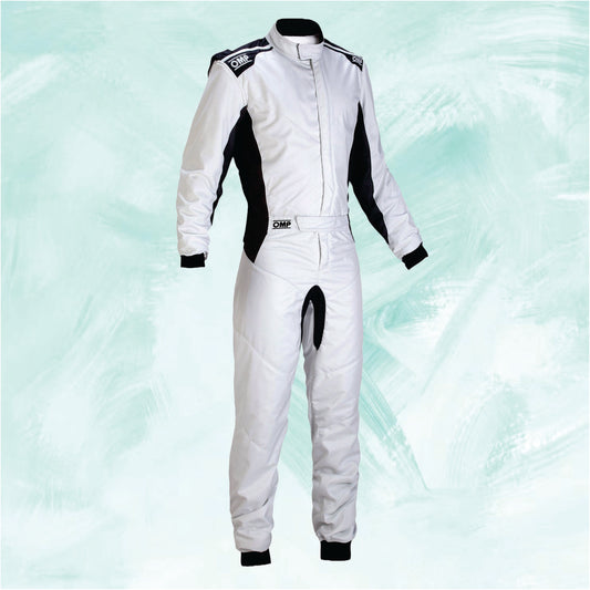 OMP One-S Nomex white racing suit