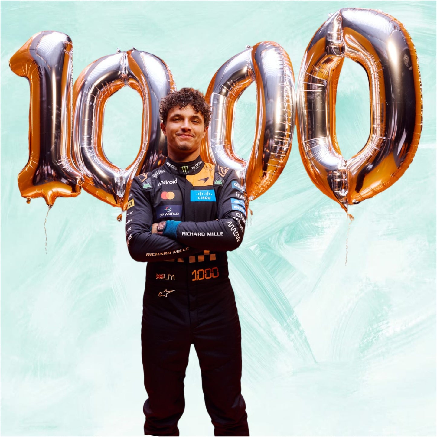 New Lando Norris 2026 McLaren 1000th Monaco Grand Prix F1 Racing Suit
