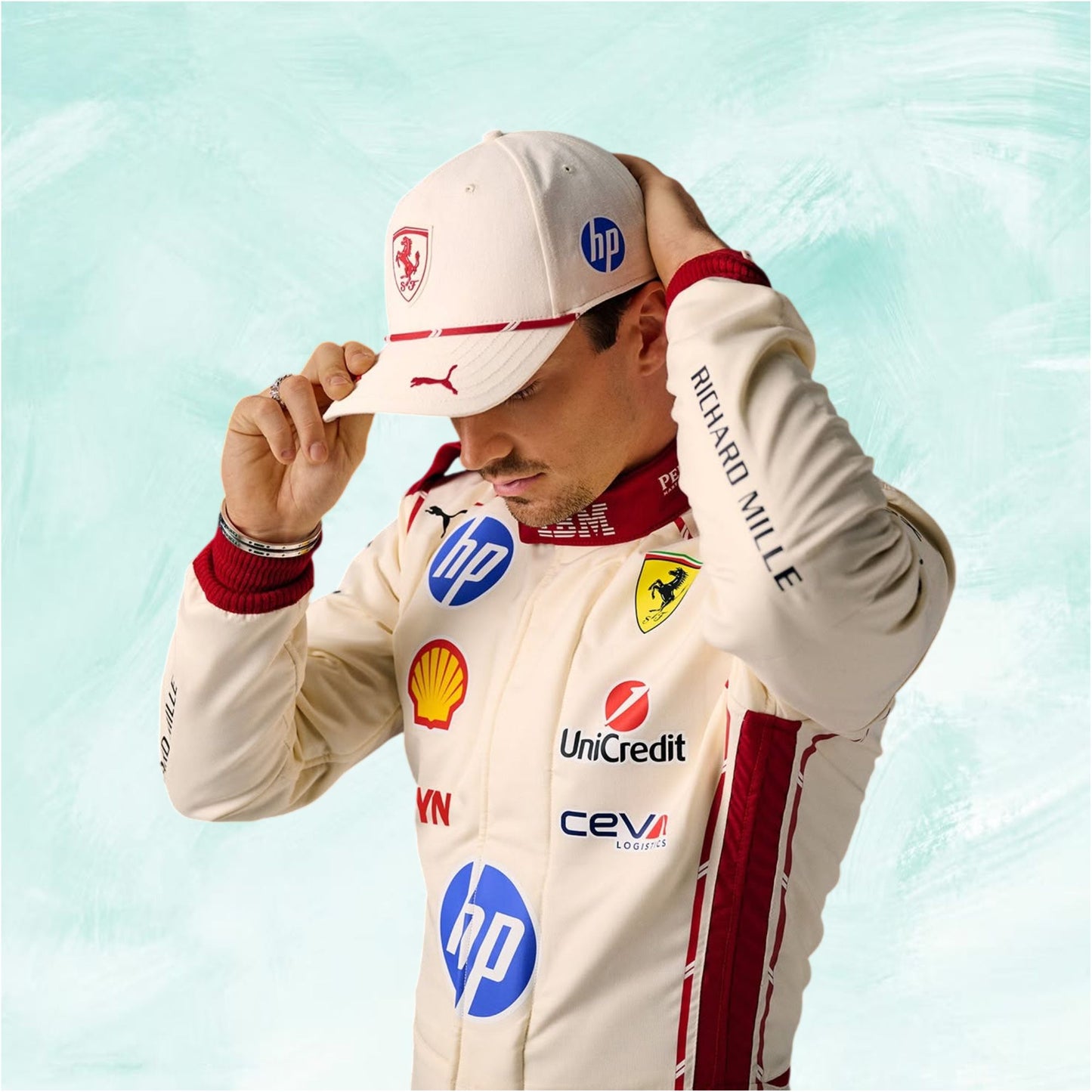 Charles Leclerc 2026 Ferrari Racing Suit Monaco Grand Prix