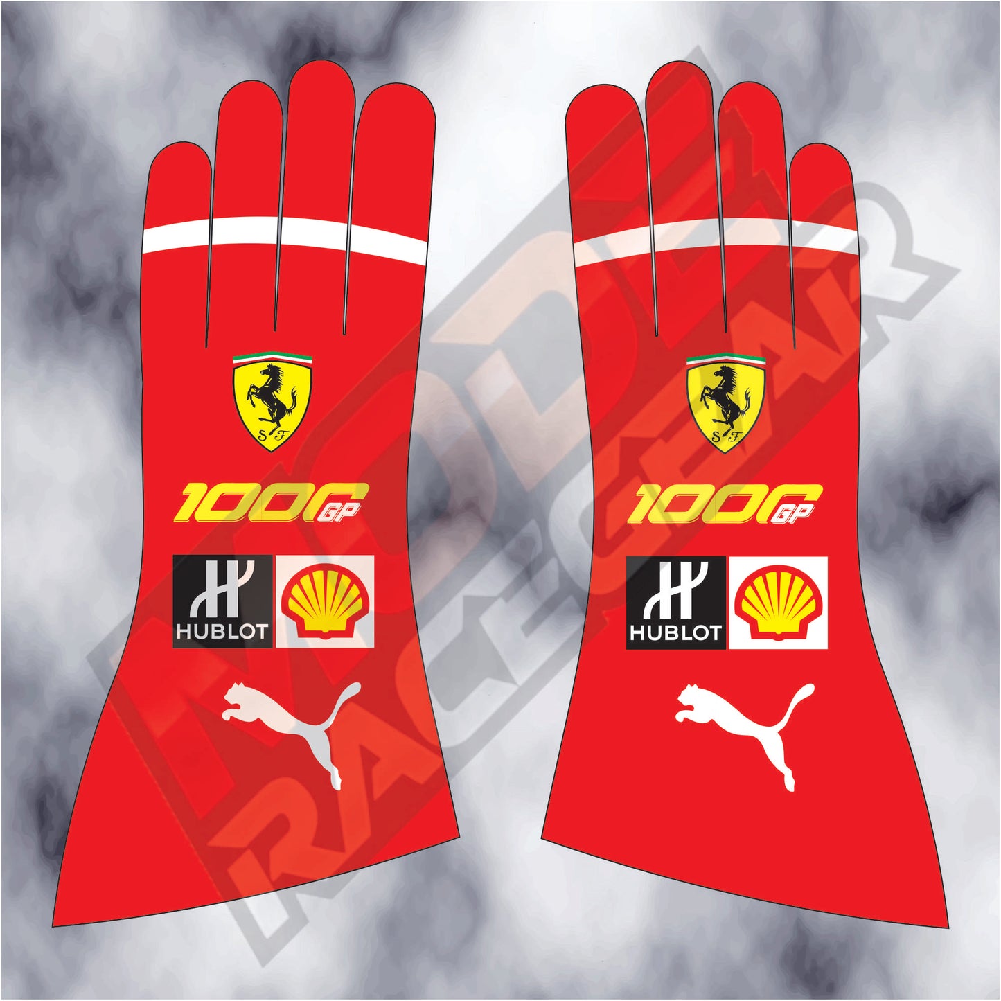 Sebastian Vettel Ferrari F1 Gloves