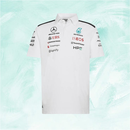 Official Adidas Mercedes-AMG Petronas F1 Team polo shirt