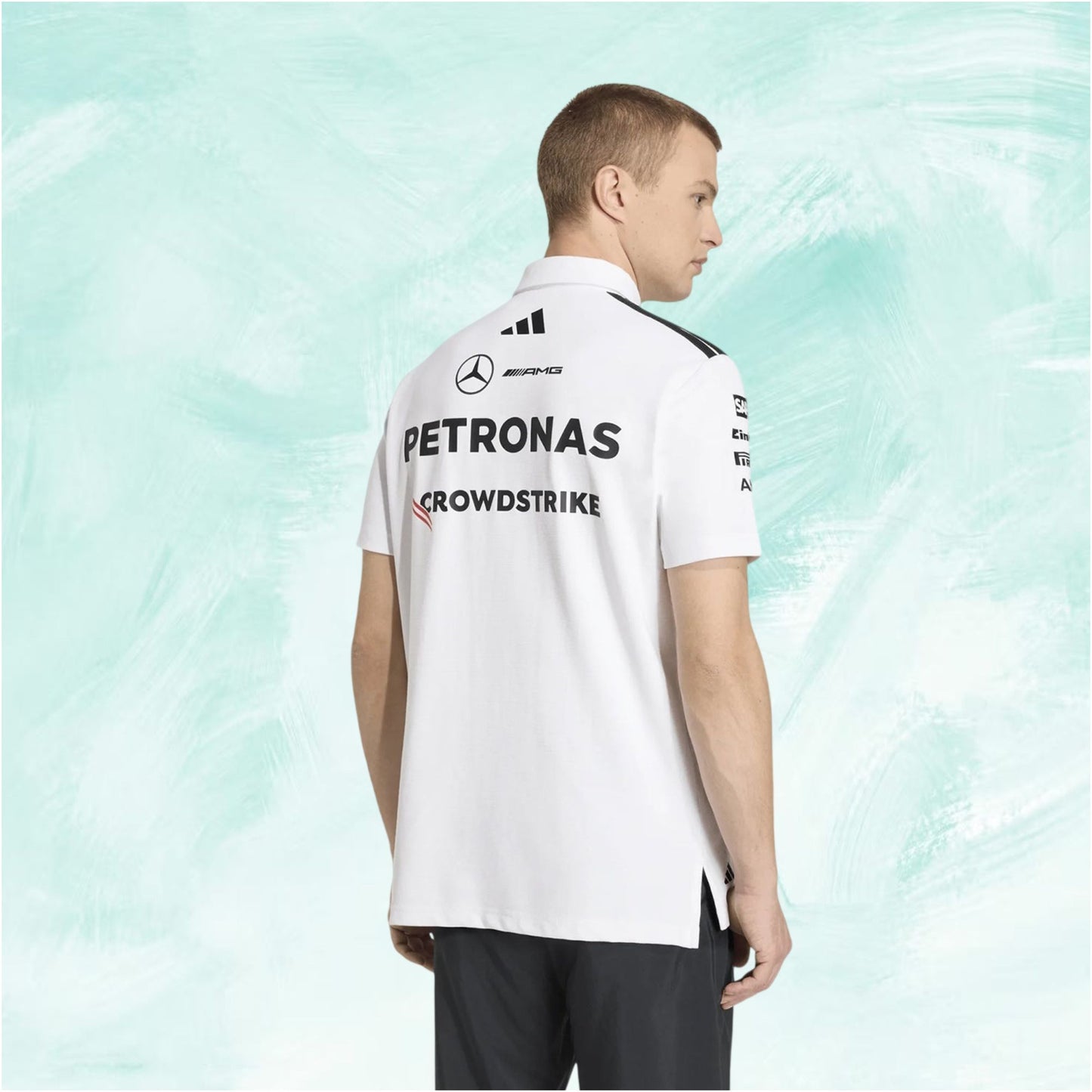 Official Adidas Mercedes-AMG Petronas F1 Team polo shirt