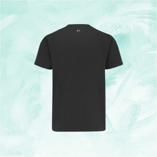 Black Mercedes-AMG Petronas F1 Team crew neck T-shirt