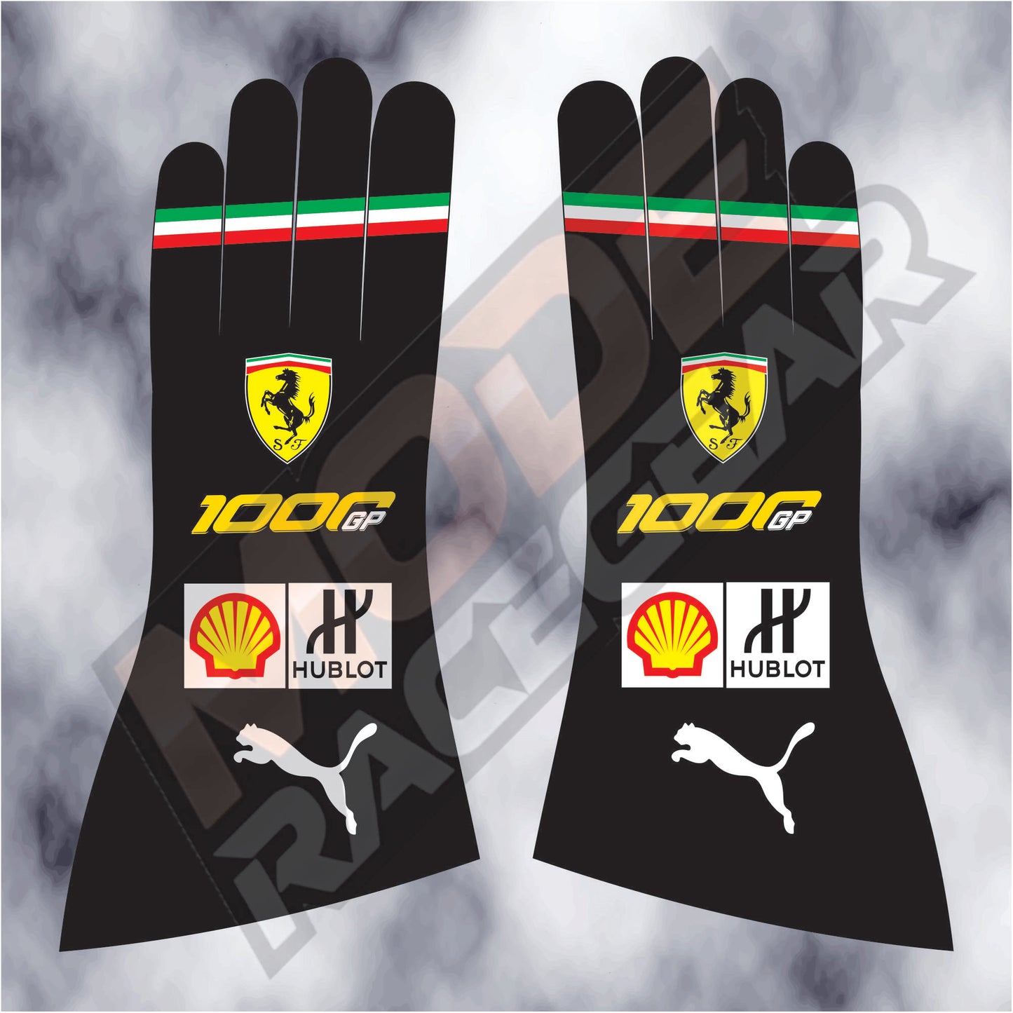Charles Leclerc 2020 1000 GP F1 Racing Gloves