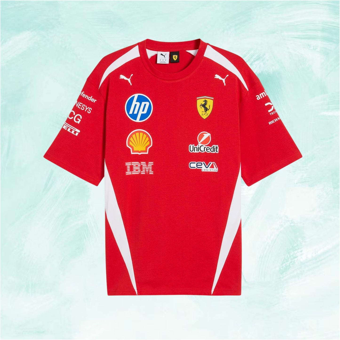 Lewis Hamilton Puma Scuderia Ferrari HP Replica T-shirt