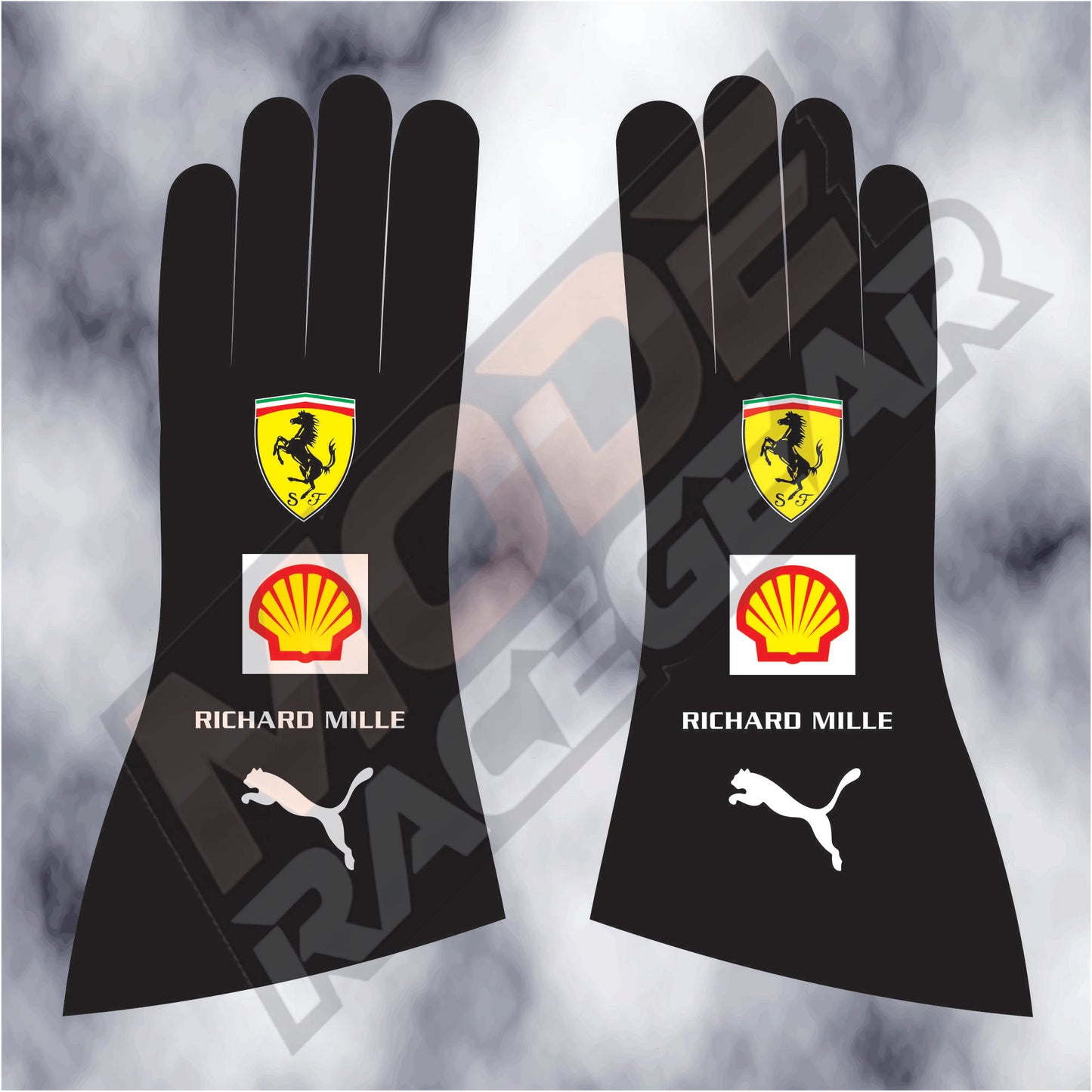 Charles Leclerc 2021 Richard Mille Scuderia Ferrari F1 Gloves