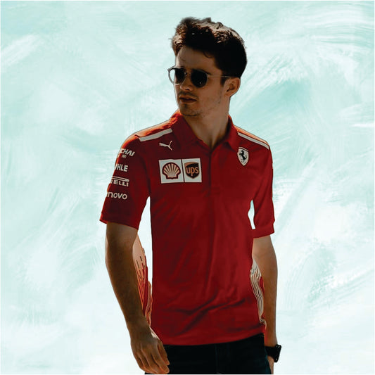 Ferrari shirt 2024 F1 charles leclerc