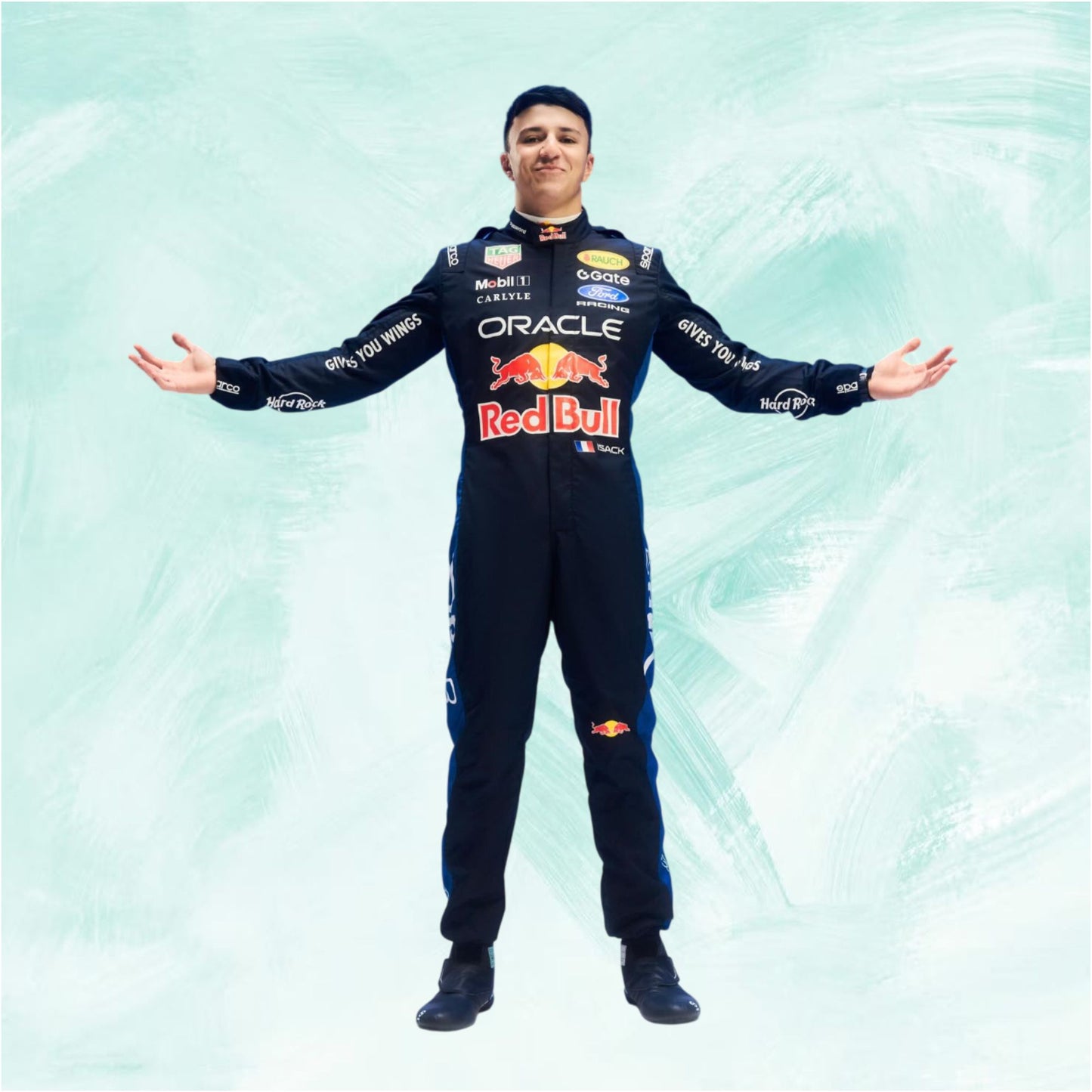 2026 Isack Hadjar Red Bull F1 Race Suit Replica