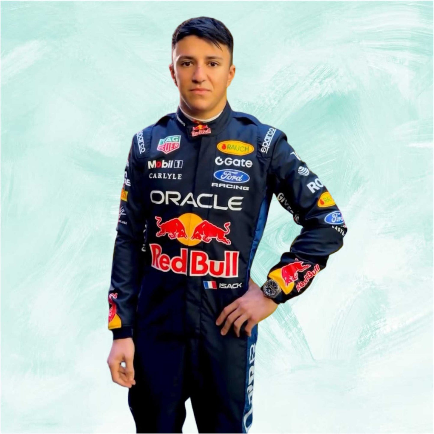 NEW 2026 Isack Hadjar Red Bull Racing F1 Race Suit Replica