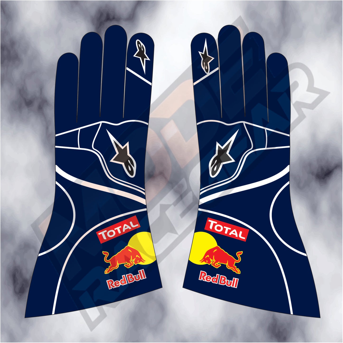 Mark Webber 2011 RedBull Racing F1 Gloves