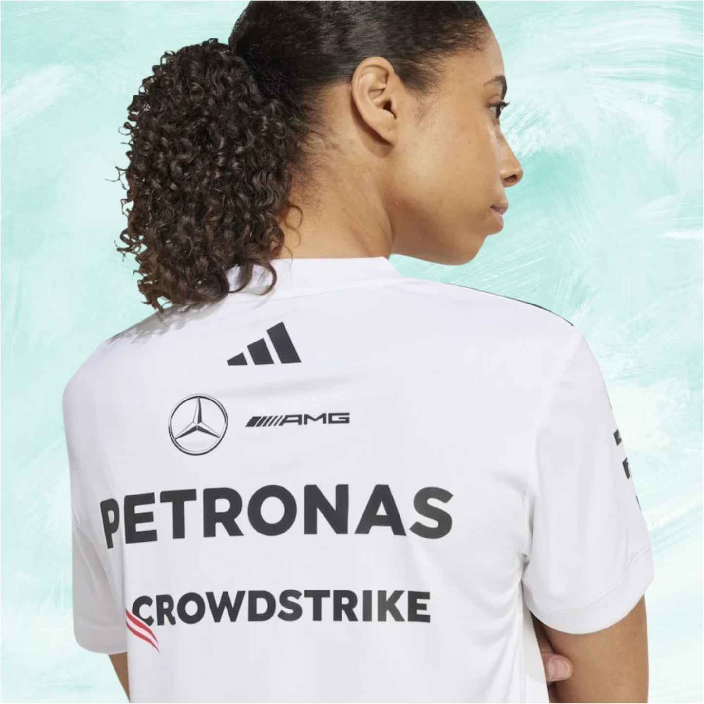 Women's Official Adidas Mercedes-AMG Petronas F1 T-Shirt