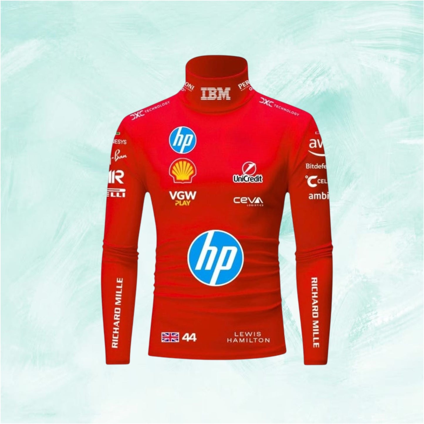 Lewis Hamilton Undershirt F1 Innershirt Ferrari