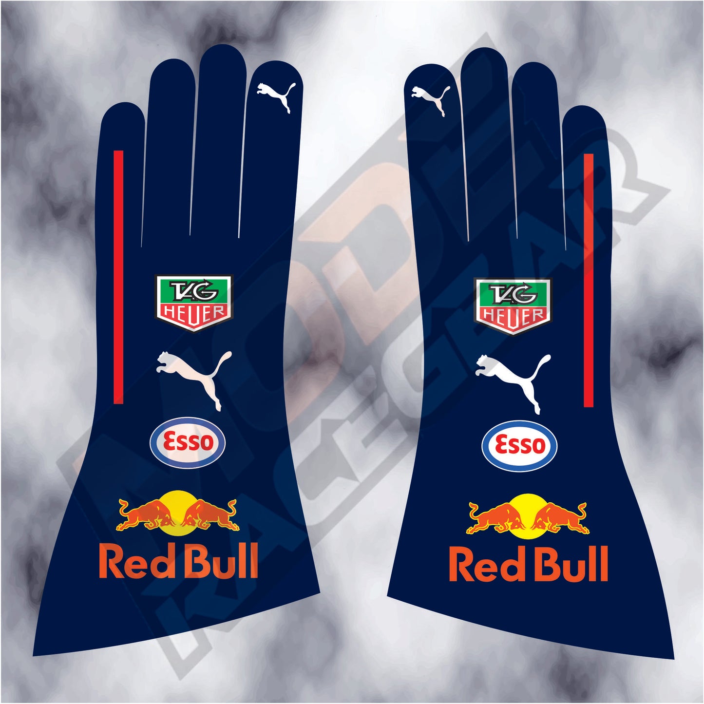 Max Verstappen 2017 Redbull F1 Gloves