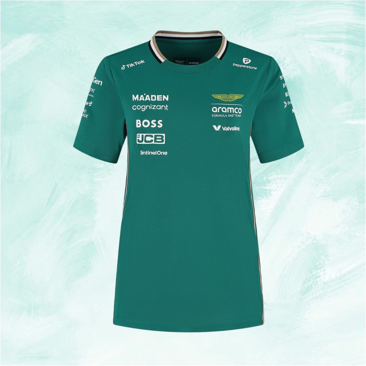 Aston Martin Aramco F1 2025 T-Shirt - Womens