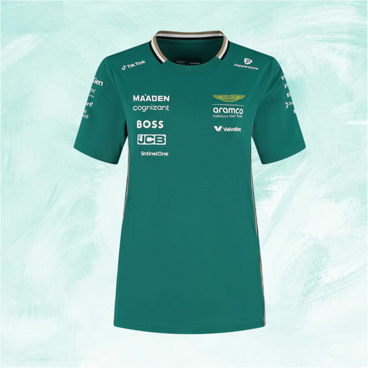 Aston Martin Aramco F1 2025 T-Shirt - Womens