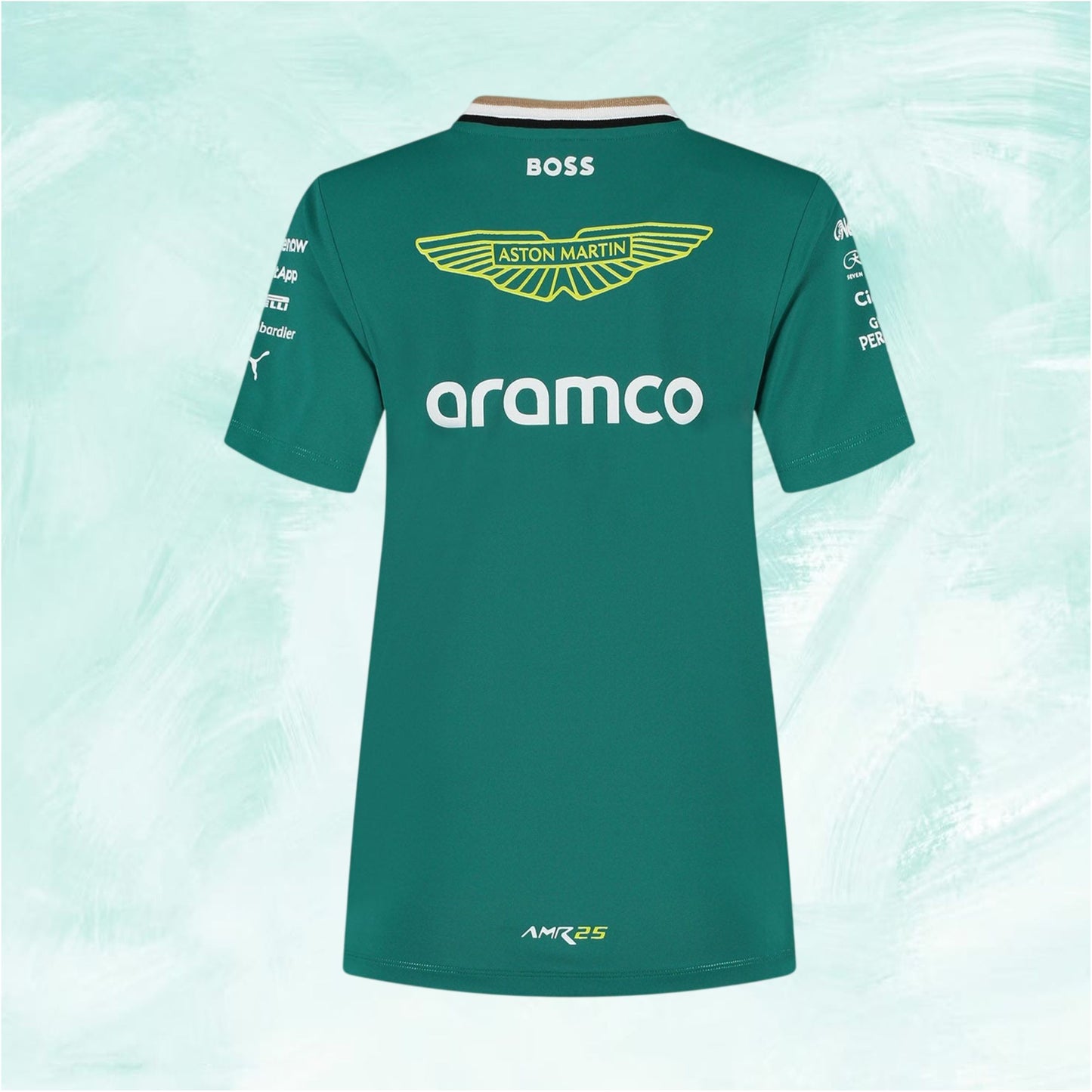 Aston Martin Aramco F1 2025 T-Shirt - Womens