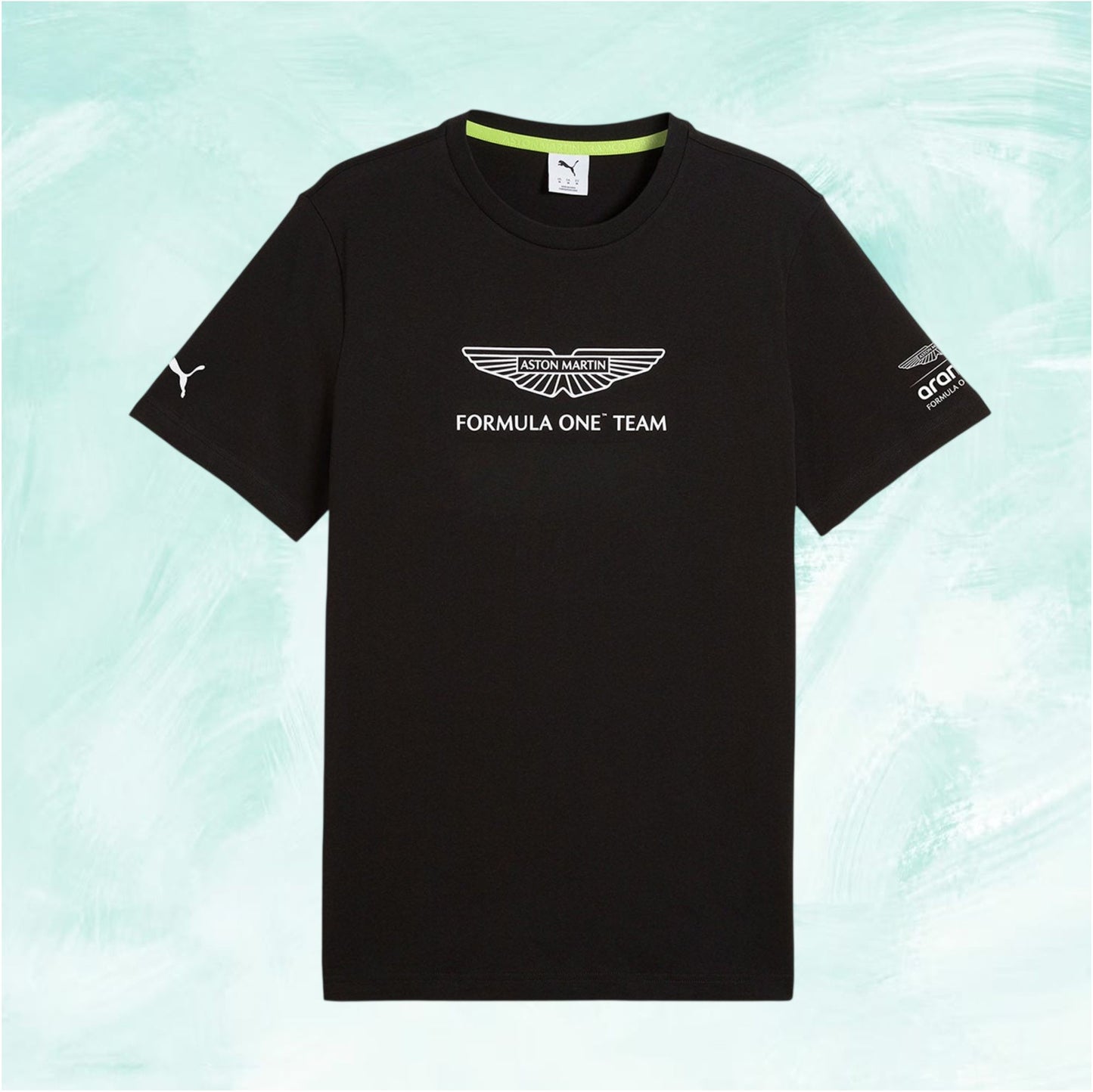 Black Puma x Aston Martin Aramco Formula 1 T-Shirt