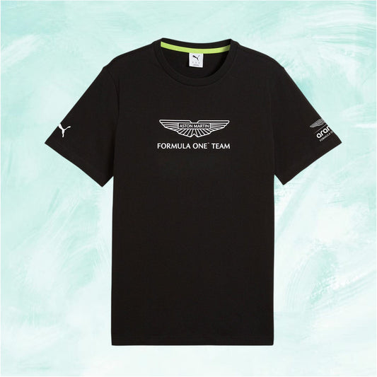 Black Puma x Aston Martin Aramco Formula 1 T-Shirt