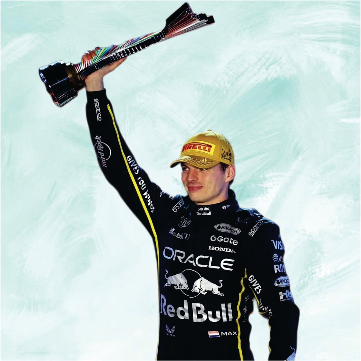New Max Verstappen 2025 Red Bull F1 Racing Suit