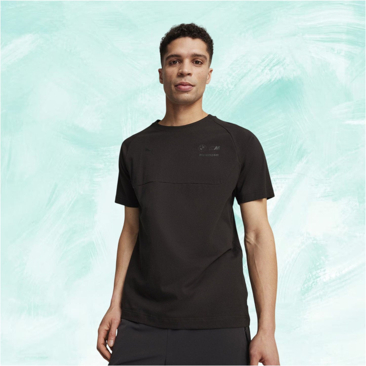 Black PUMA BMW M Motorsport PUMATECH Men's T-Shirt