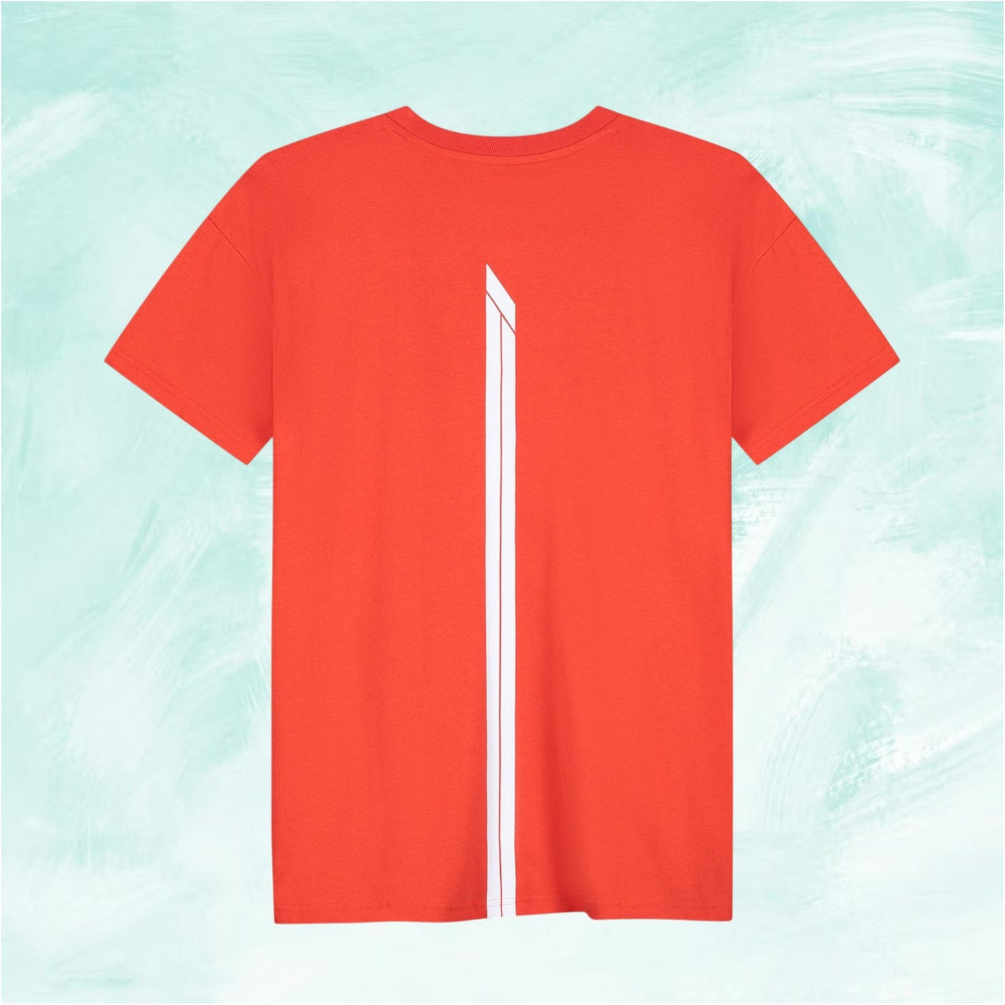 Red F1 Essentials T-Shirt featuring a small white logo