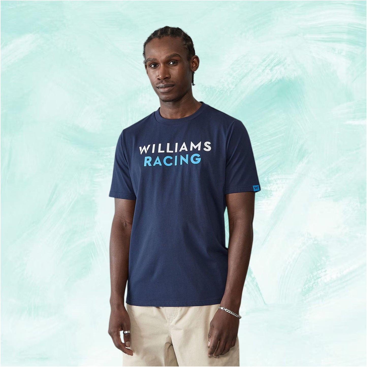 Puma Williams Racing T-shirt in navy blue