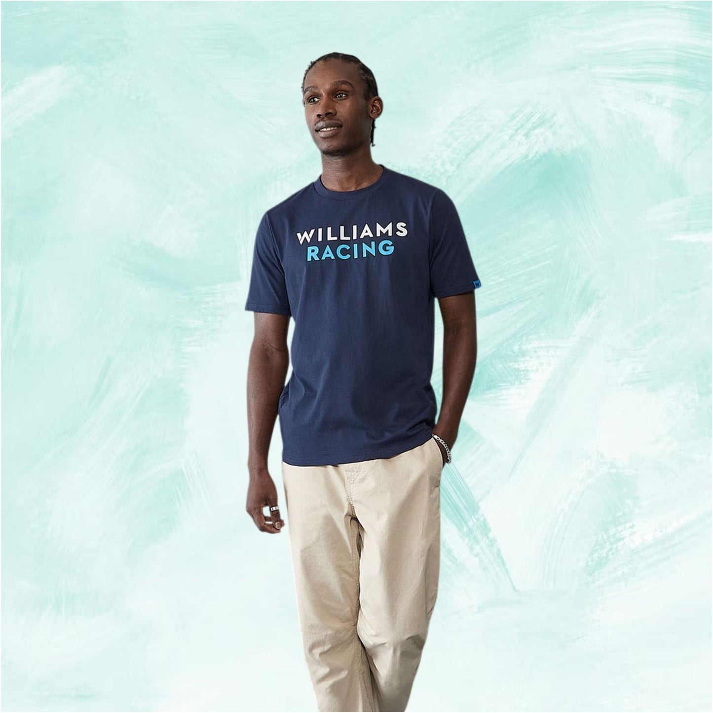 Puma Williams Racing T-shirt in navy blue