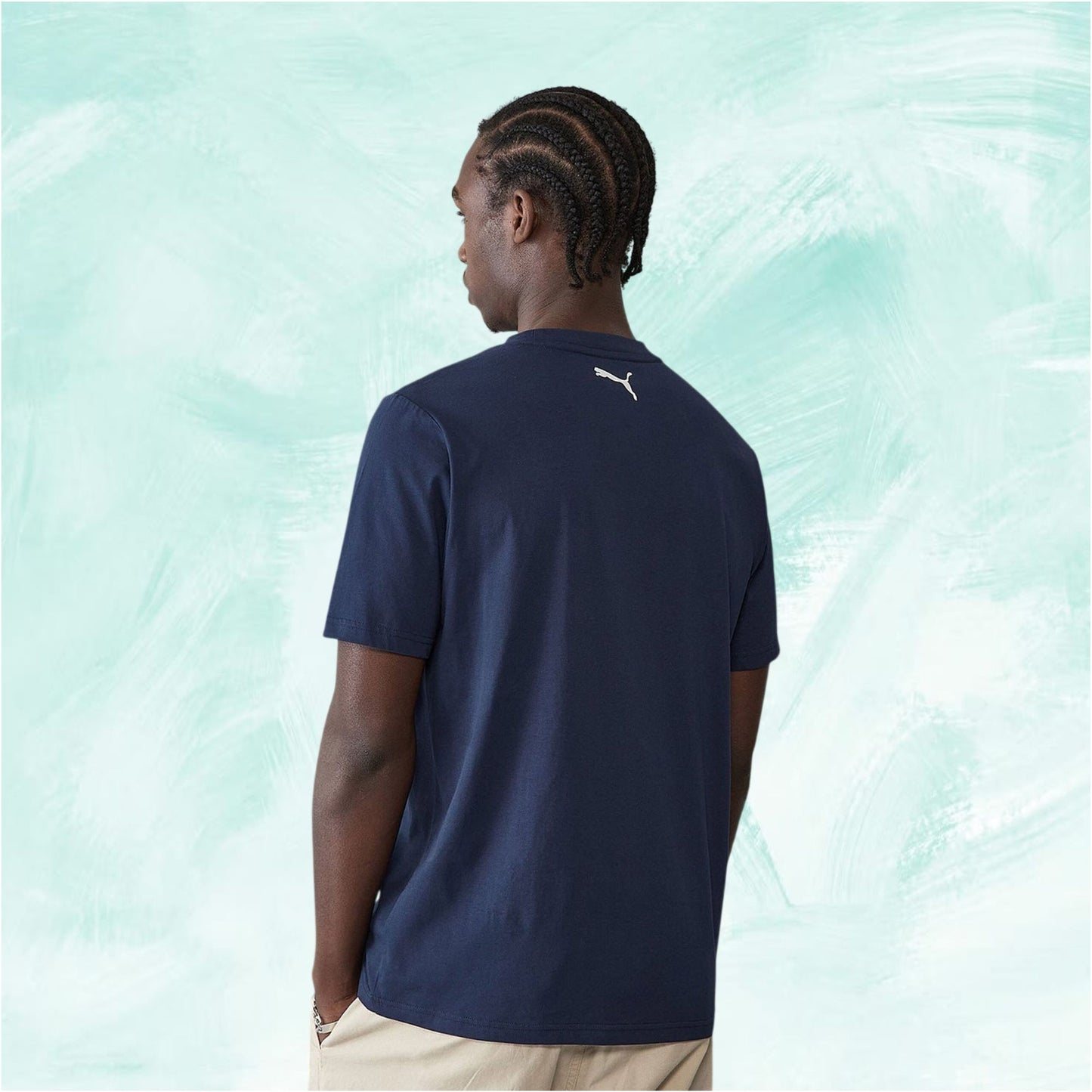 Puma Williams Racing T-shirt in navy blue
