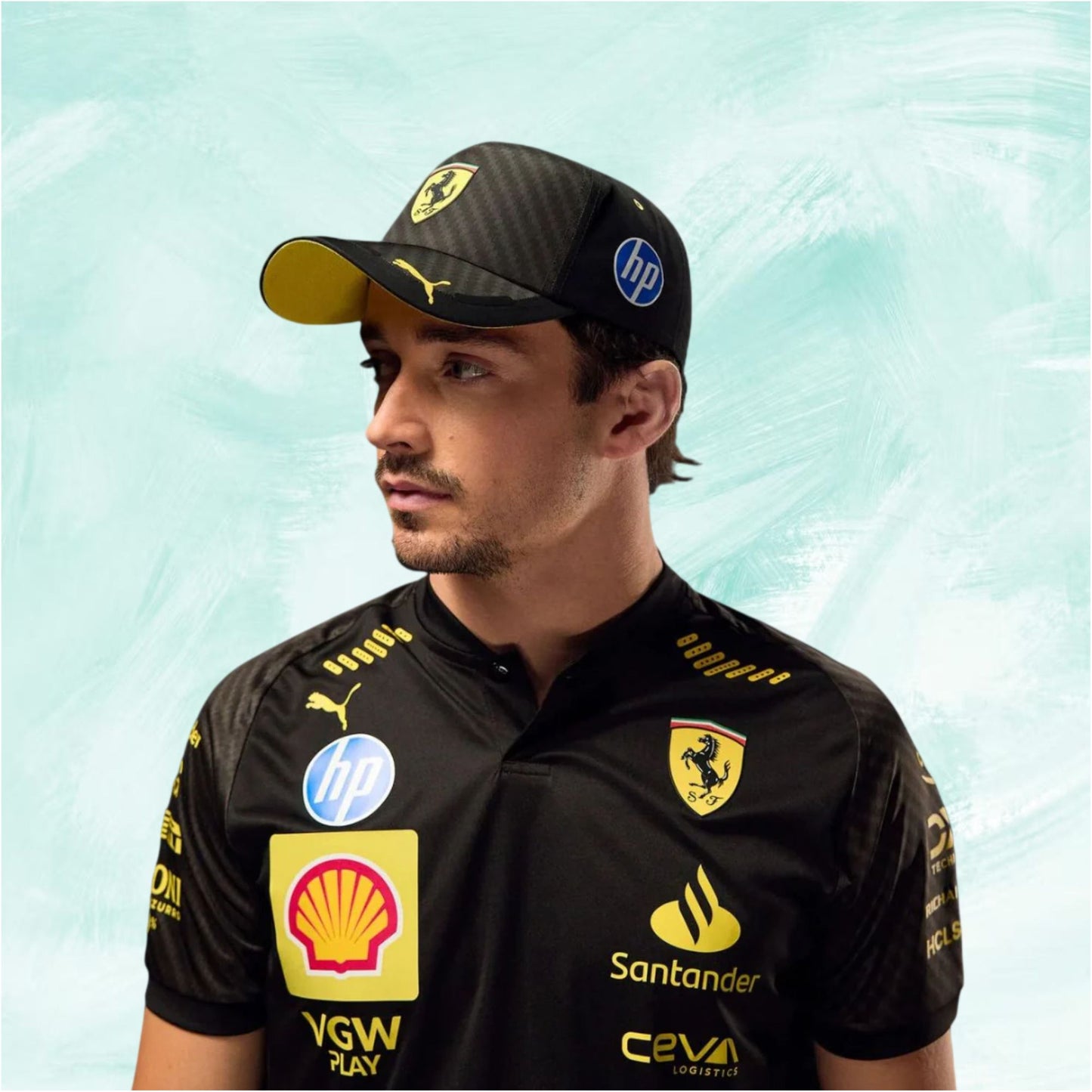 Charles Leclerc Scuderia Ferrari Monza GP Team T-Shirt