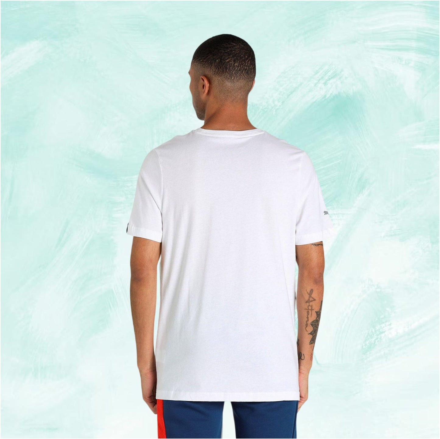 White Puma BMW M Motorsport crew neck T-Shirt