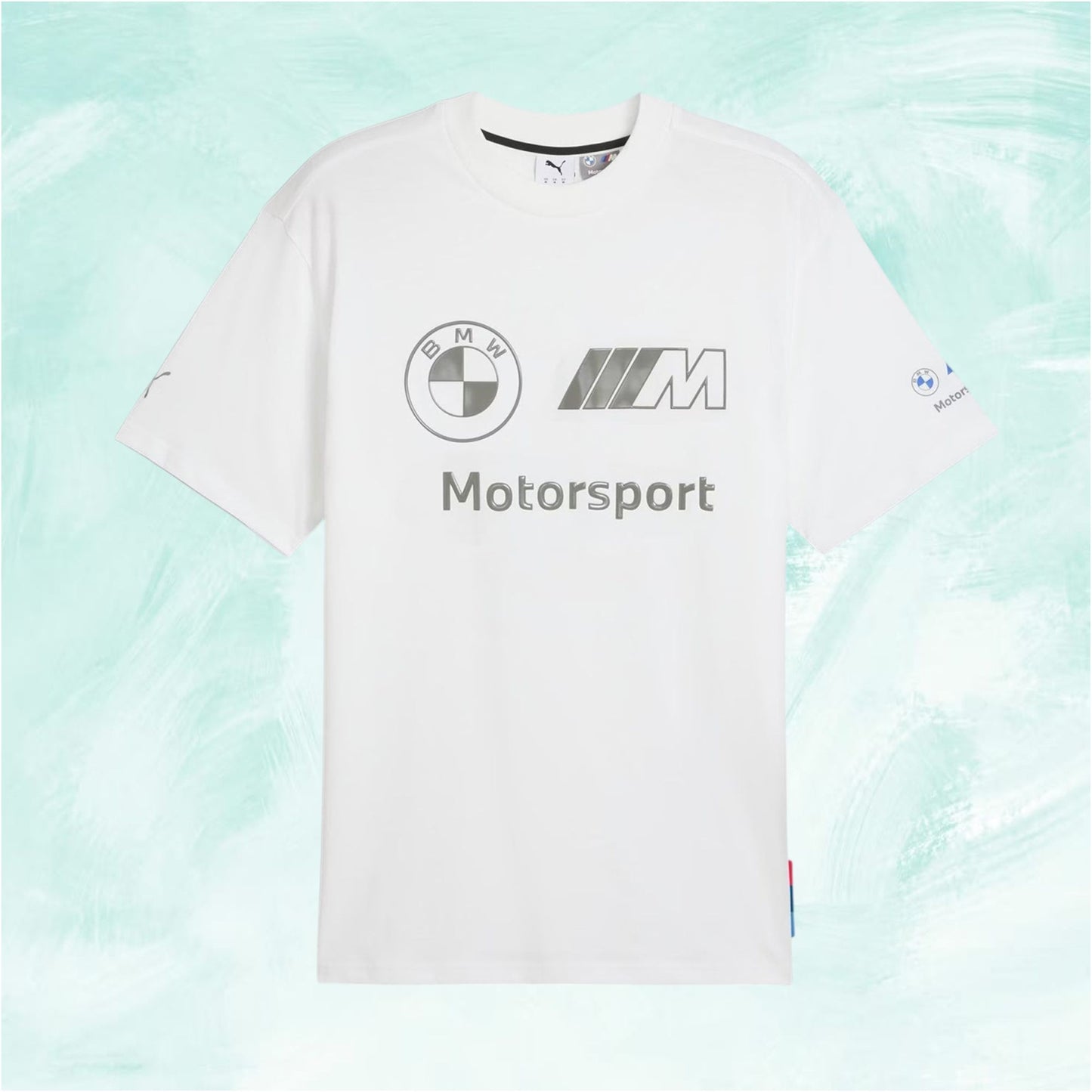 White Puma BMW M Motorsport graphic T-Shirt