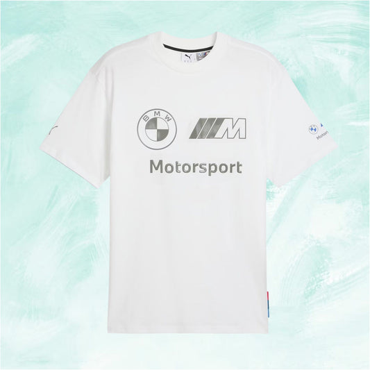 White Puma BMW M Motorsport graphic T-Shirt