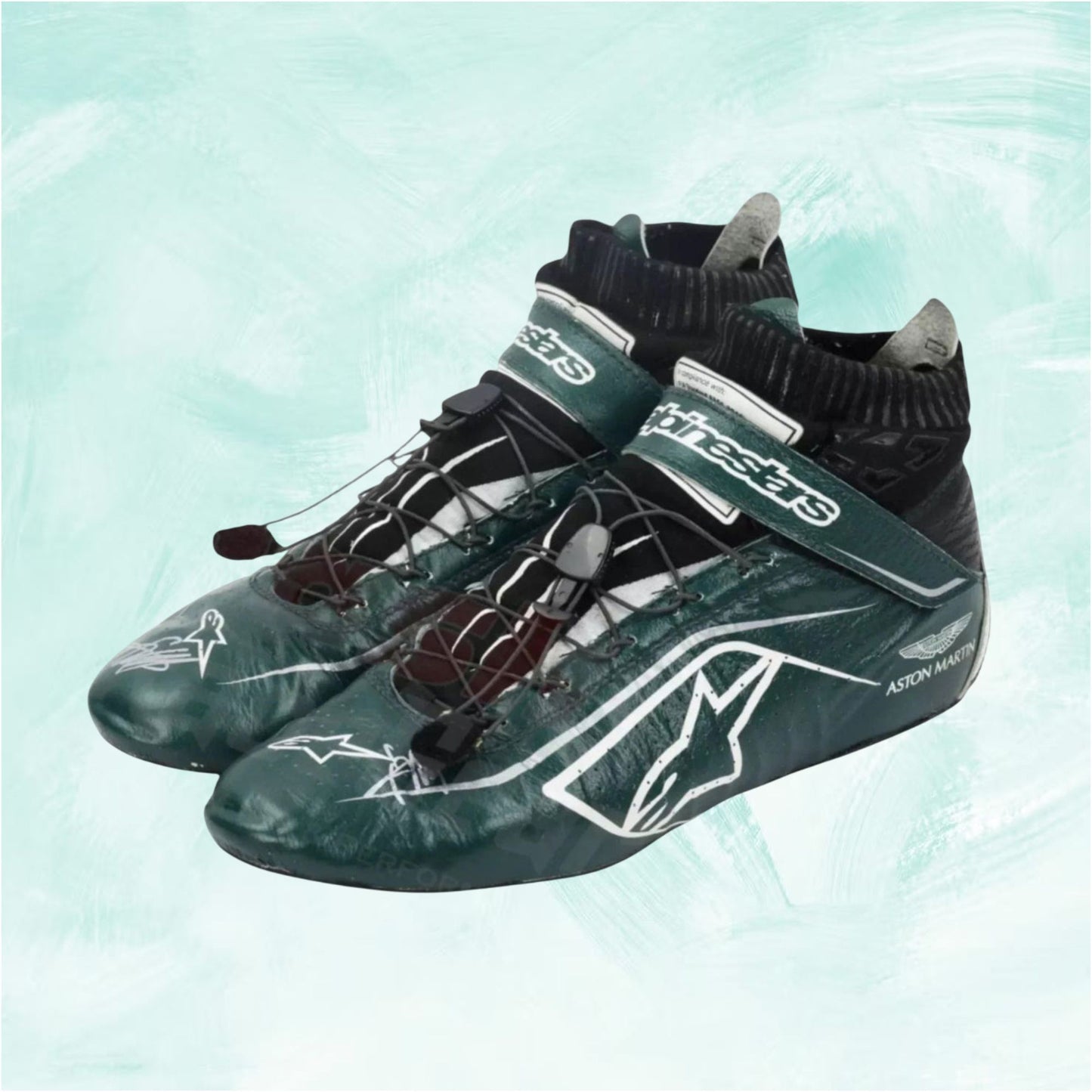 Lance Stroll 2021 Aston Martin F1 Race Shoes