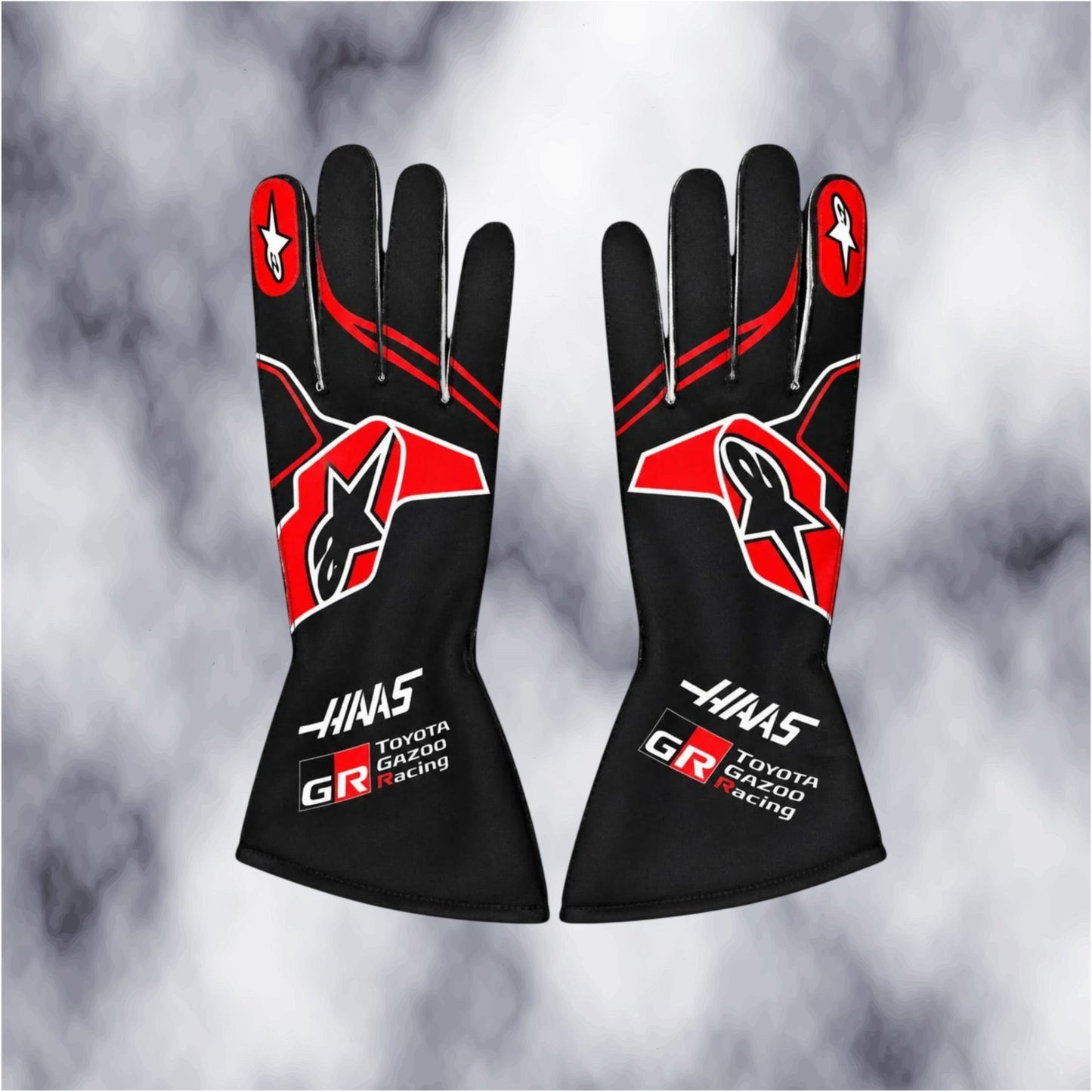 2026 Haas F1 Team Racing Gloves